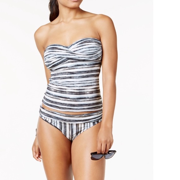 La Blanca Tankini Top and Bottom - Picture 1 of 6